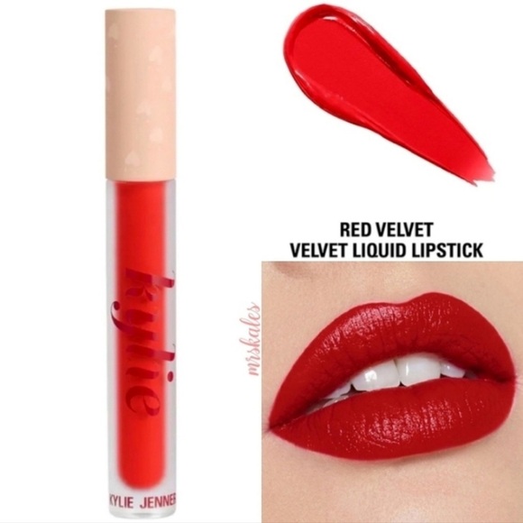 RED VELVET #405 | Kylie Cosmetics Velvet Liquid Lipstick - Bold Holiday Red - Picture 1 of 8